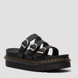 The Blair Leather Slide Sandals